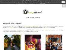 Tablet Screenshot of easy-abroad.de